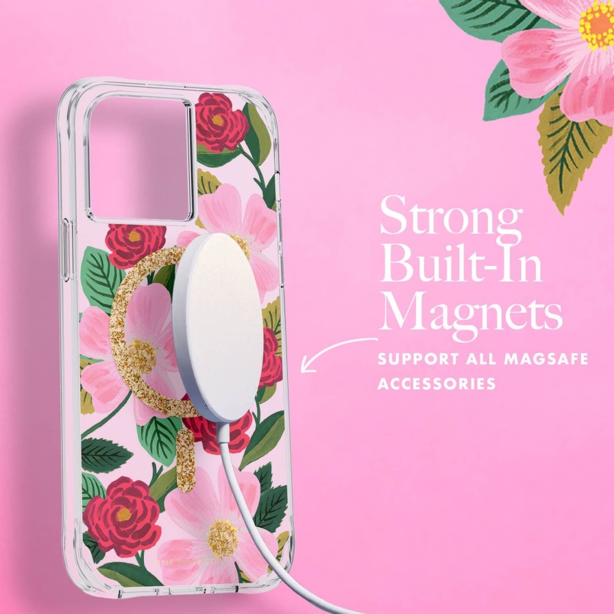 Phone Cases Case Mate Iphone 14 | Rifle Paper Co. Rose Garden (Magsafe)